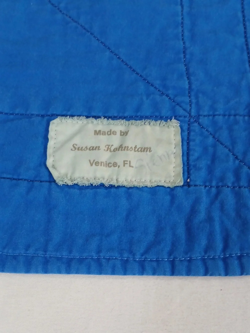 Handmade  Vintage Childs Nautical Quilt